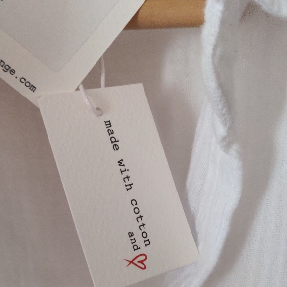 NEW WITH TAG beachlunchlounge White Casual Button Down Shirt - Picture 5 of 15